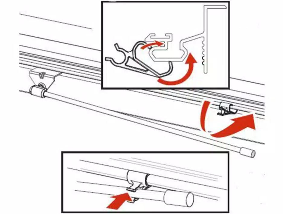 Bak Industries Parts-351b0024 Tonneau Cover Lift Support Clip - image 1