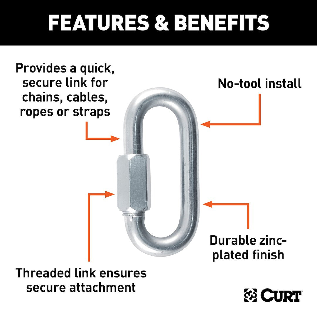 CURT Trailer Safety Chain Quick Link (82932)