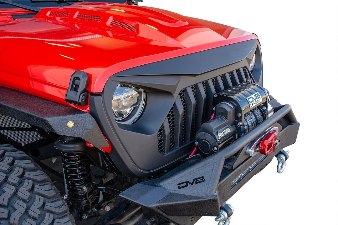 DV8 Offroad GRJL-01 Angry-Style Jeep JL Grille