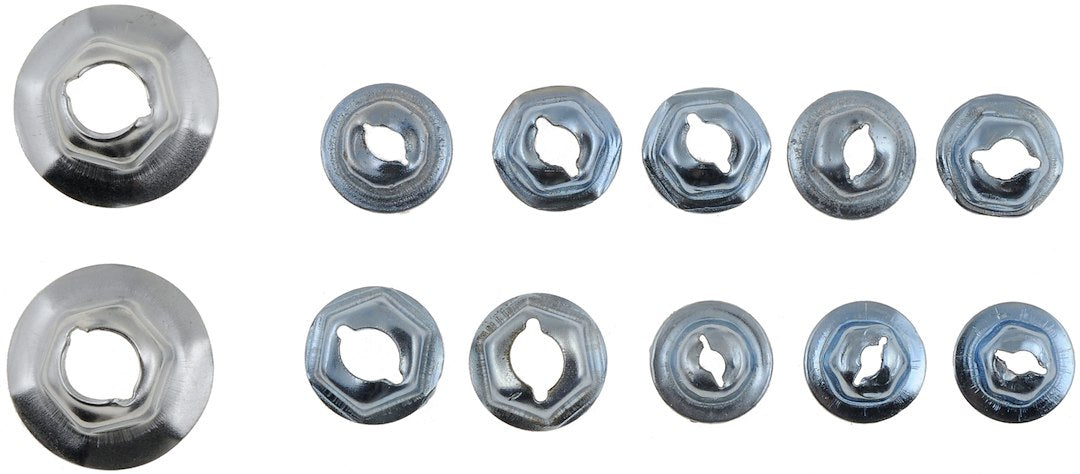 Dorman 45384 Thread-Cutting Hex Nut Assortment — 12 Pieces - image 2