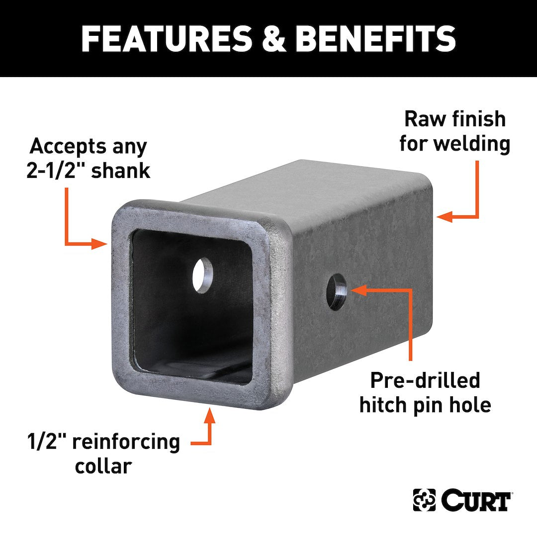 Curt 49516 Trailer Hitch Receiver Tube - image 3