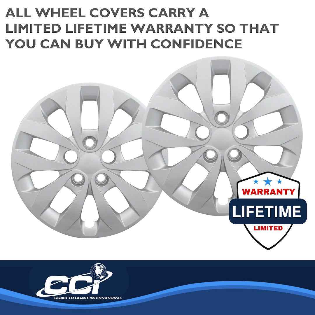 Coast To Coast 53616S Elantra Silver 10-Spoke Covers