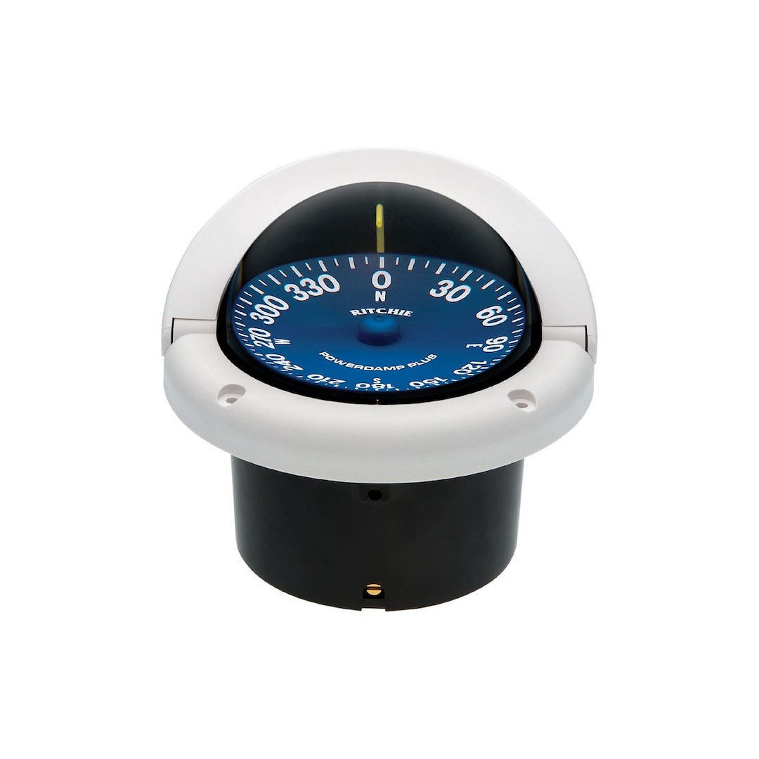 Ritchie Ss-1002w White Flush-Mount Compass