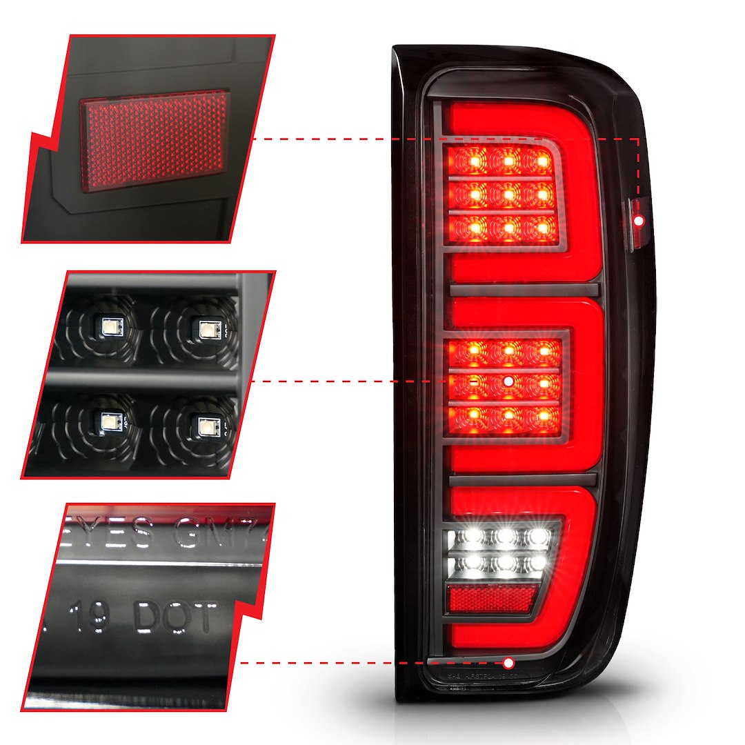 ANZO USA Uses OEM Sockets And Wiring OEM LED Tail Light Assembly 311459 - image 2