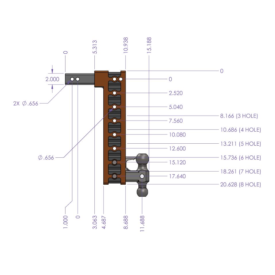 Gen-Y Hitch Gh-224 Trailer Hitch Ball Mount - image 7