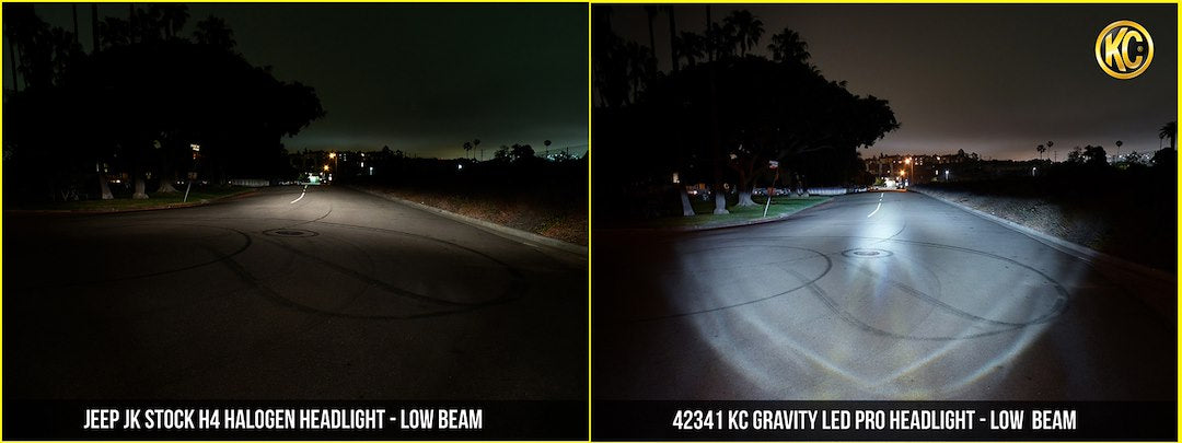 KC Hilites 42341 Gravity Pro LED Headlight Pair