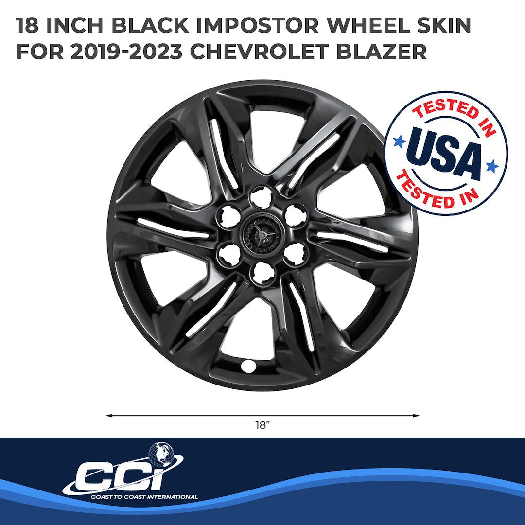 Coast To Coast IMP438BLK Black Blazer Impostor Wheel Skins - image 3