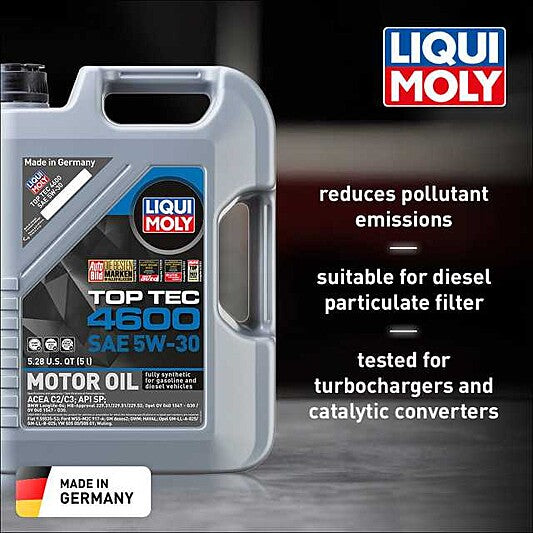Liqui Moly 20448 Top Tec 4600 5W-30 Synthetic Oil