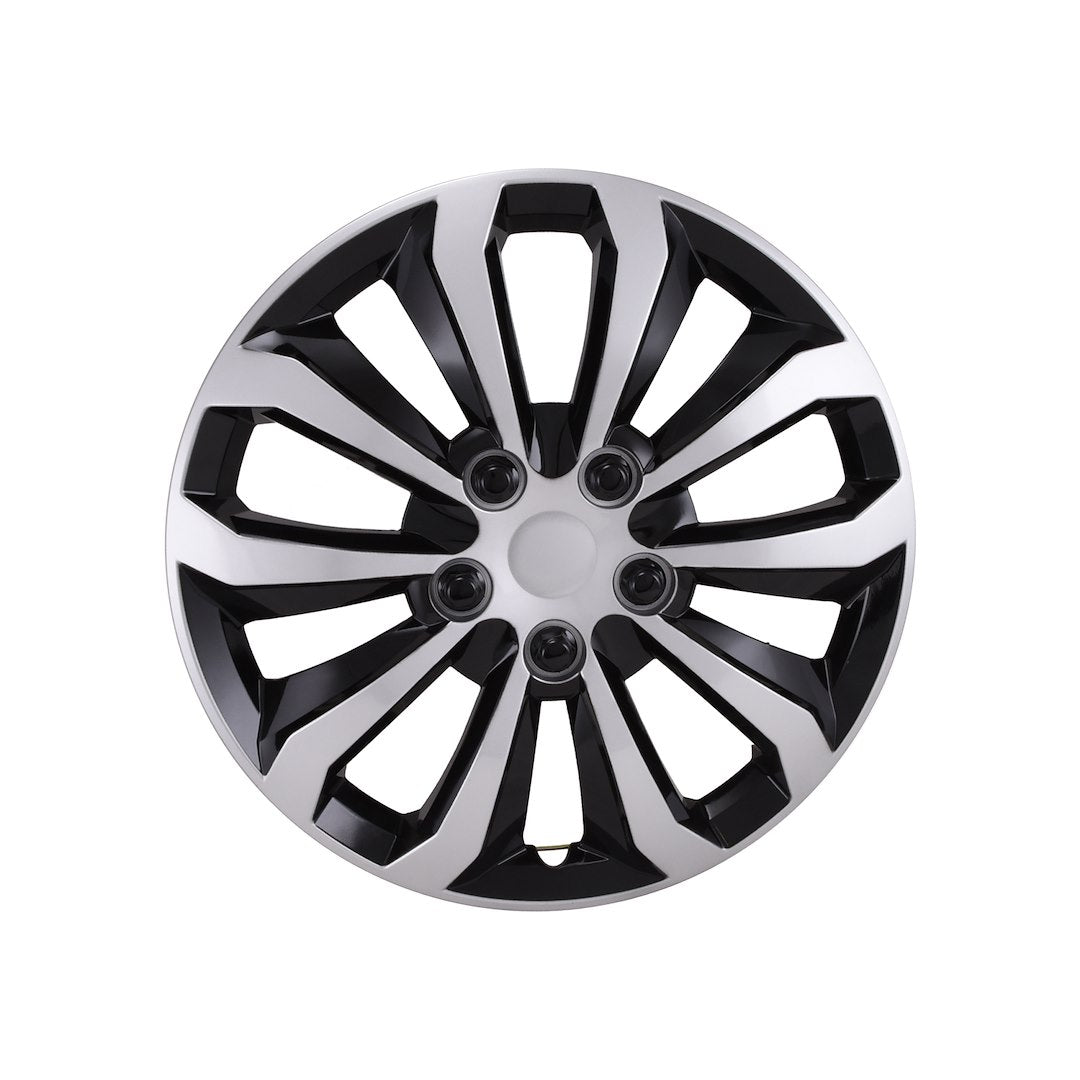 Coast To Coast 106116SB 16-Inch Black/Silver Wheel Covers - image 1