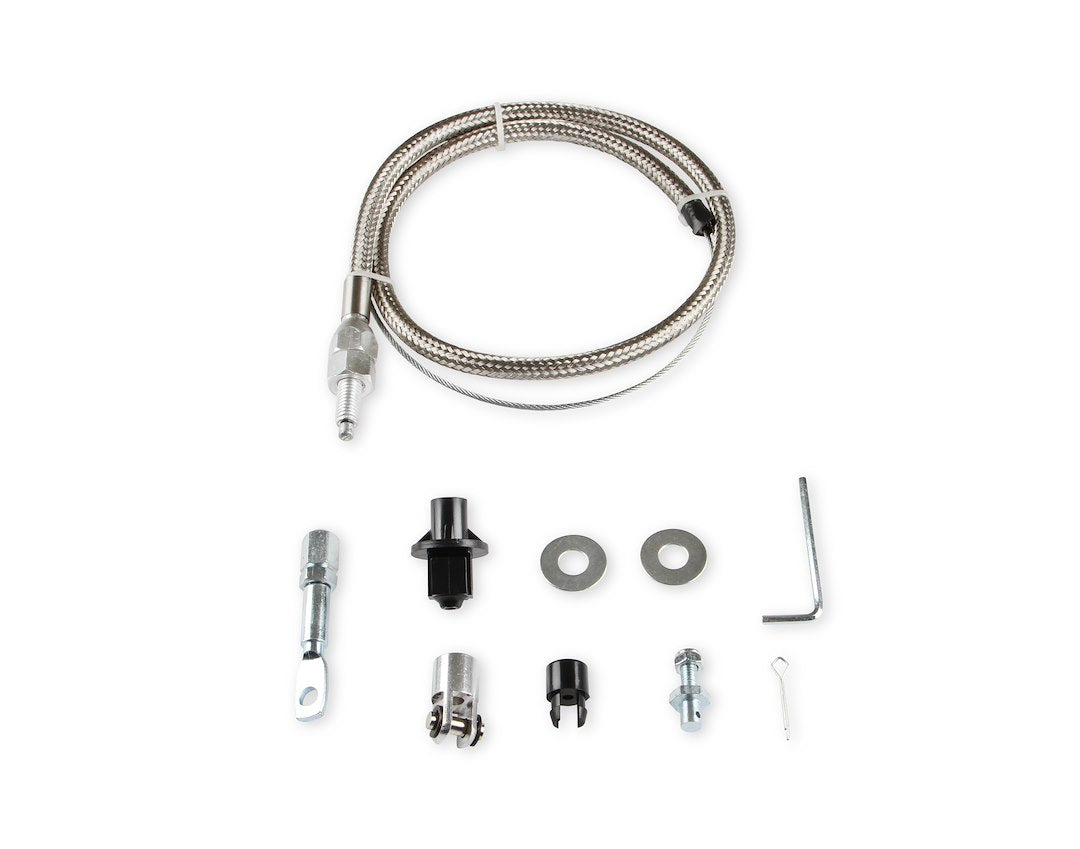 Mr. Gasket 5657 Steel-Braided Throttle Cable Kit