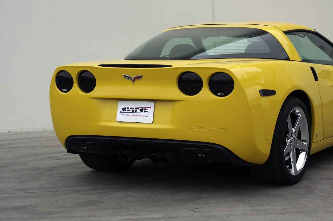 GT Styling GT4166X Carbon Fiber Tail Light Covers, 4 Pieces