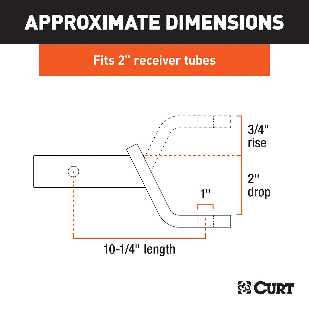 Curt 45040 Trailer Hitch Ball Mount - image 6