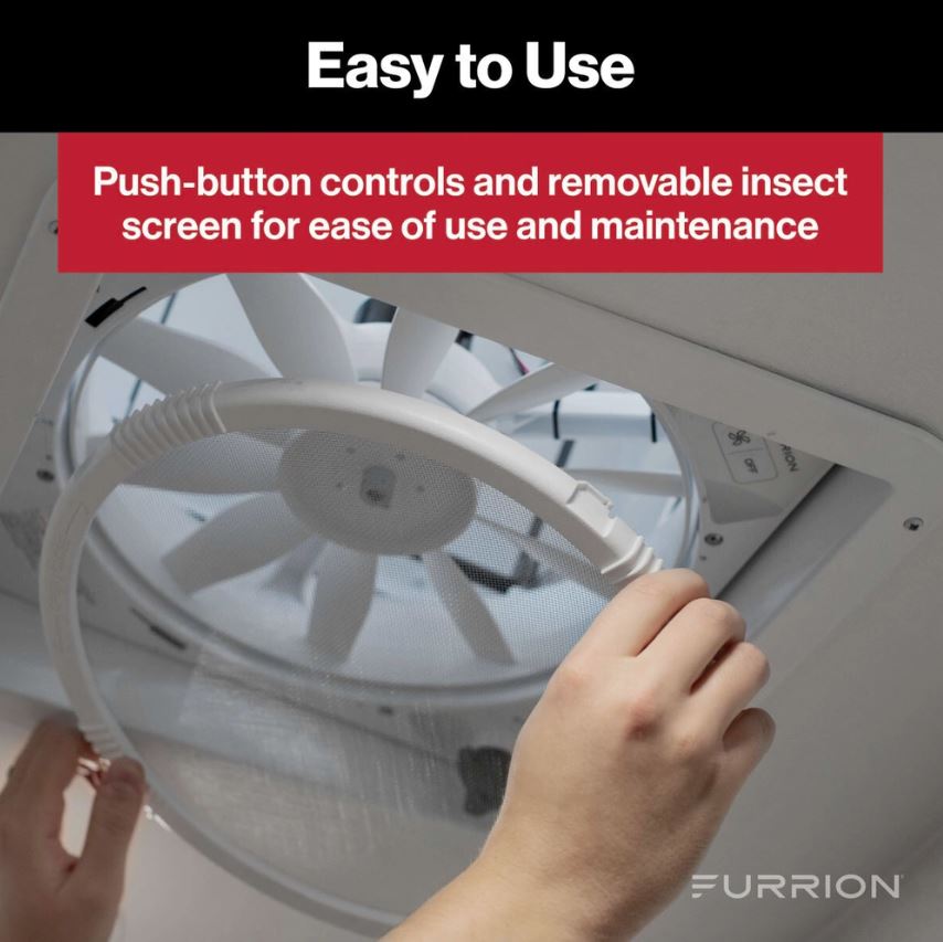 Furrion Llc Fvf14d90r6a-Pw-Am Roof Vent - image 7