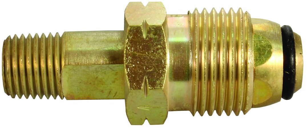 JR Products Propane Adapter Fitting (0730075) – Material: Brass