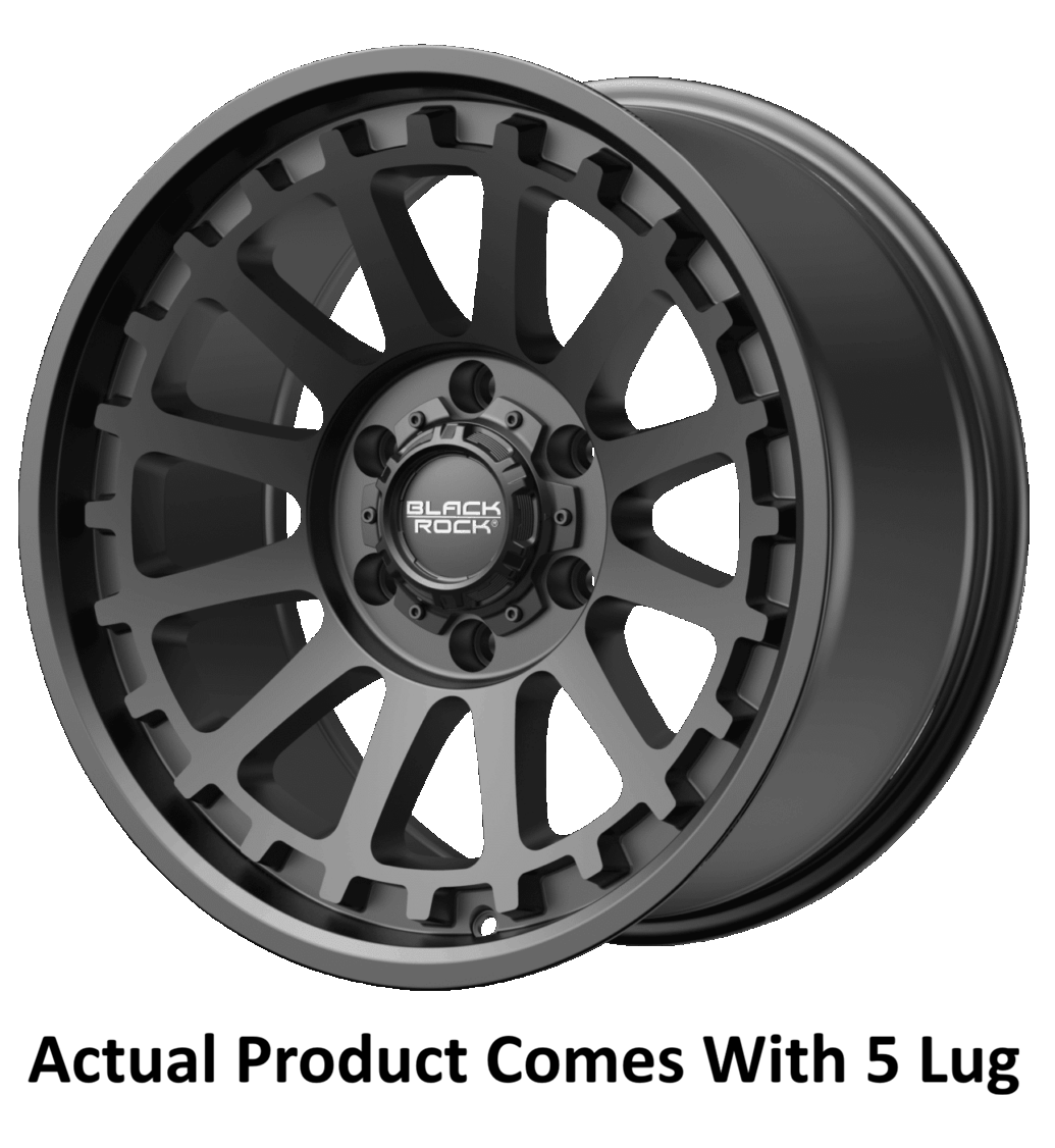 Black Rock 940SB8950 Series 940 Satin Black 18 × 9 Wheel - image 3