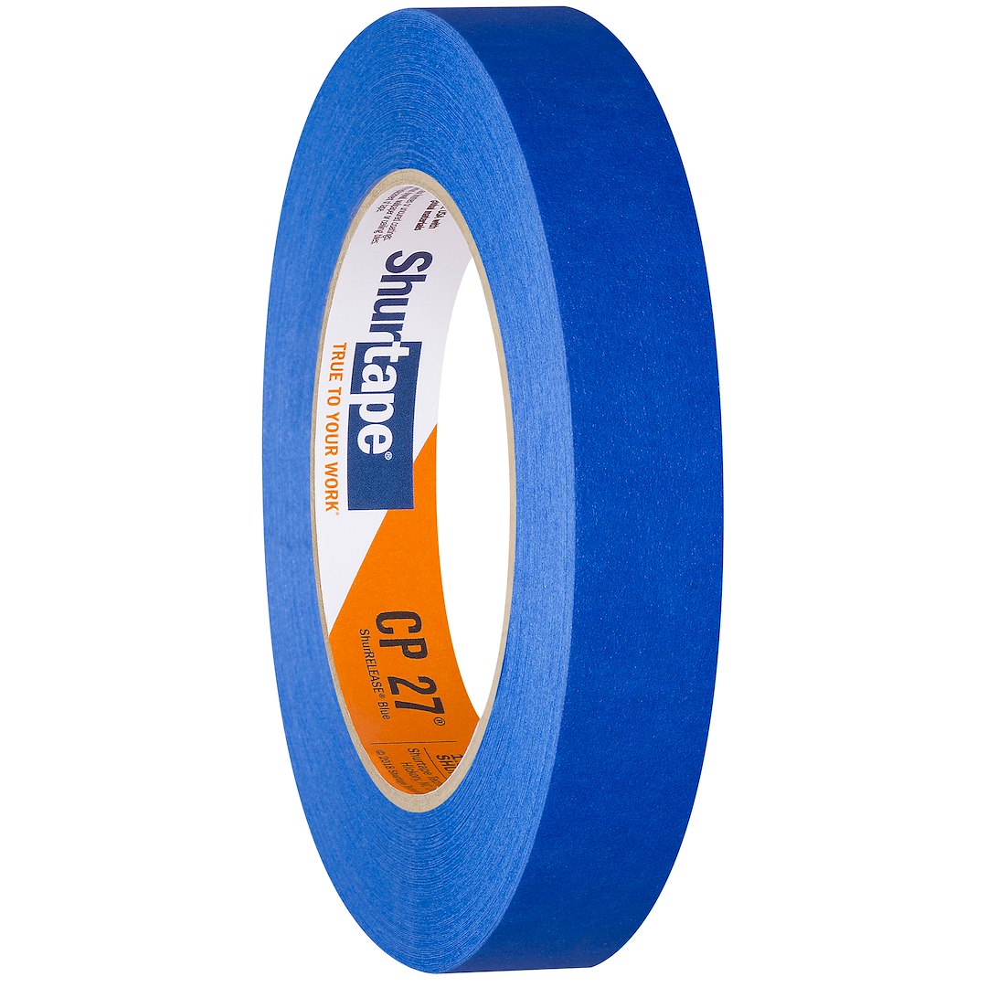 Shurtape 202871 CP 027 Blue Masking Tape, 48 Rolls