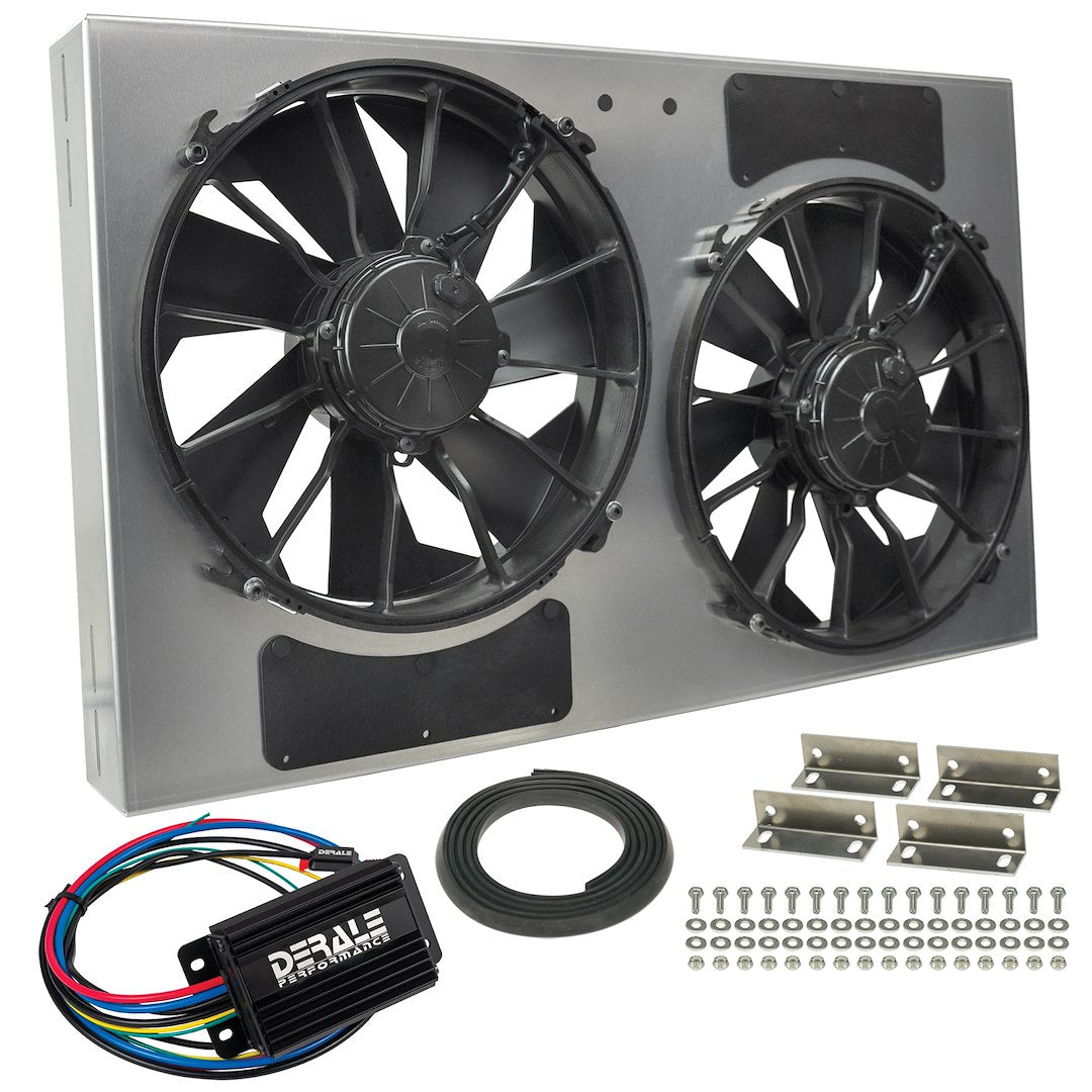 Derale 66838 Dual 12-Inch PWM Puller Fan Assembly - image 1