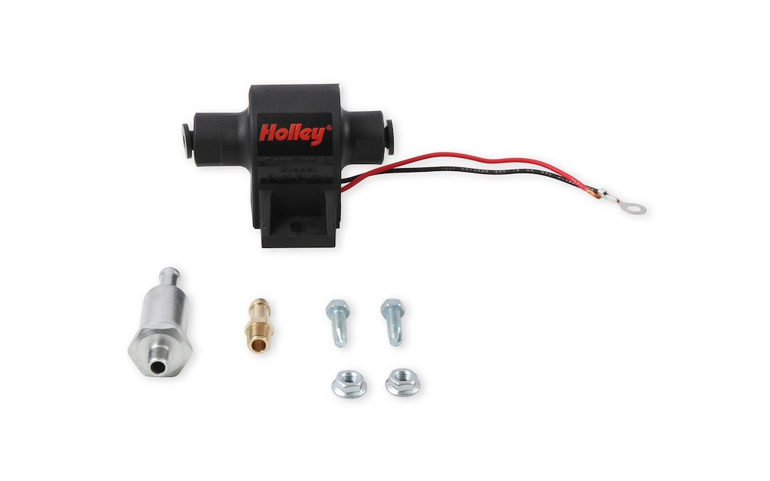 Holley 12-427 Mighty Mite 12V In-Line Fuel Pump, 32 GPH