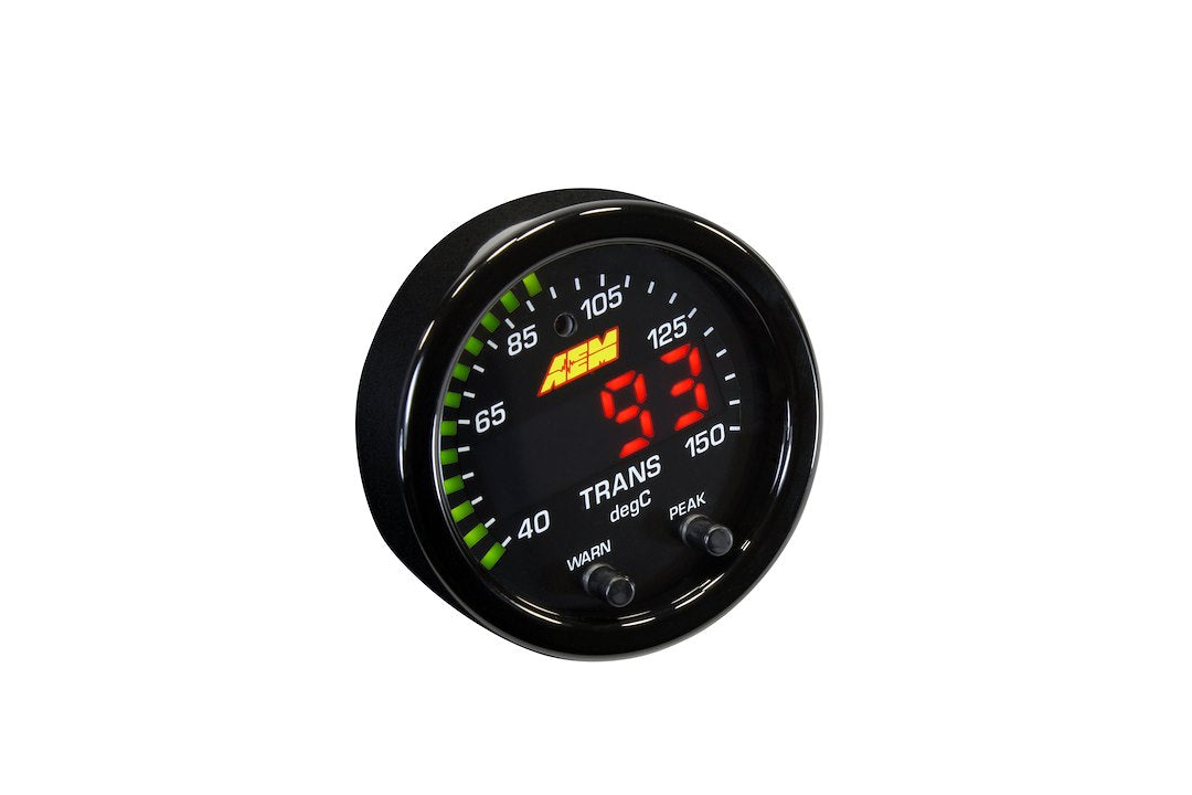 AEM Electronics X-Series Temperature Gauge Water/Trans/Oil (30-0302) - image 2