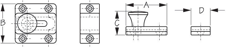 Sea Dog 222380-1 Marine Door Latch Lock
