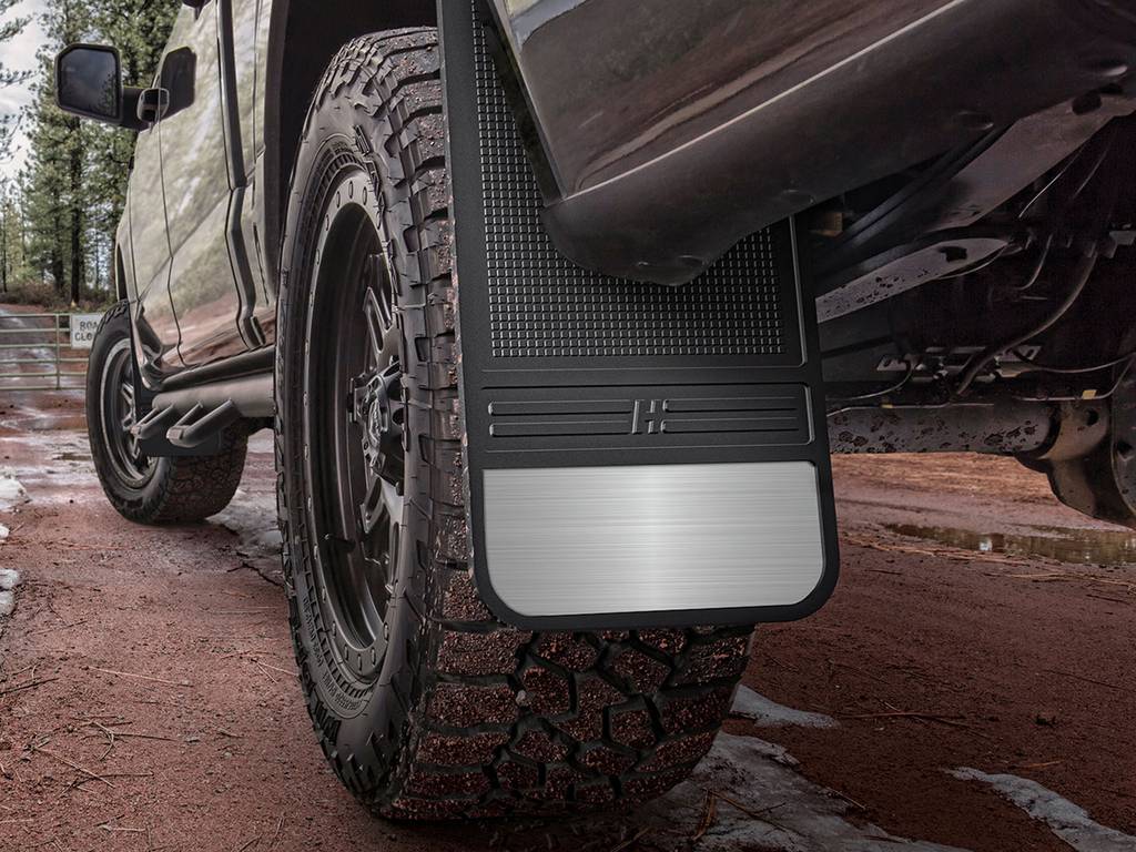 Husky Liners 55001 MudDog Weighted Front Mud Flaps, Pair