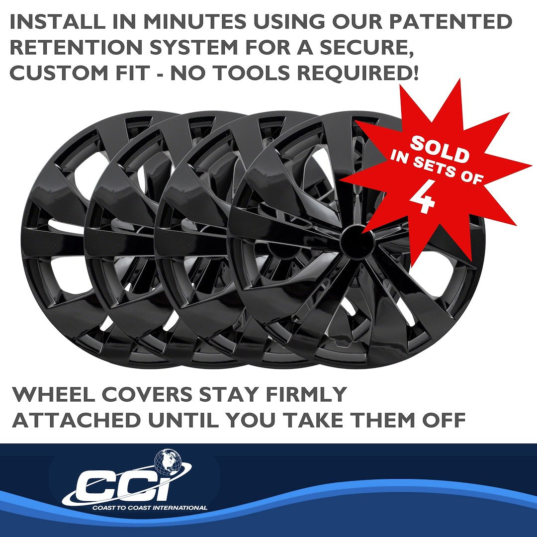 Coast To Coast 53515BLK Versa Black Double-Spoke Covers - image 5