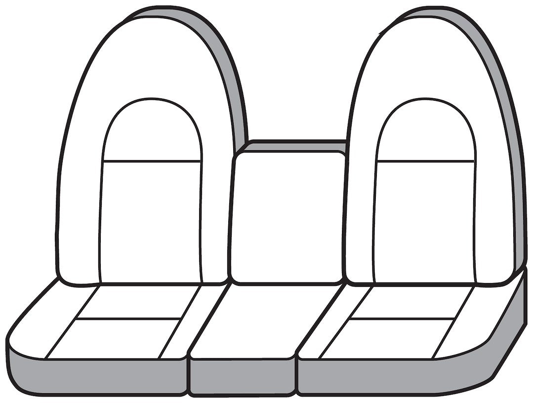 Covercraft SS3355PCGY SeatSaver Gray Super Duty Bench Cover - image 1