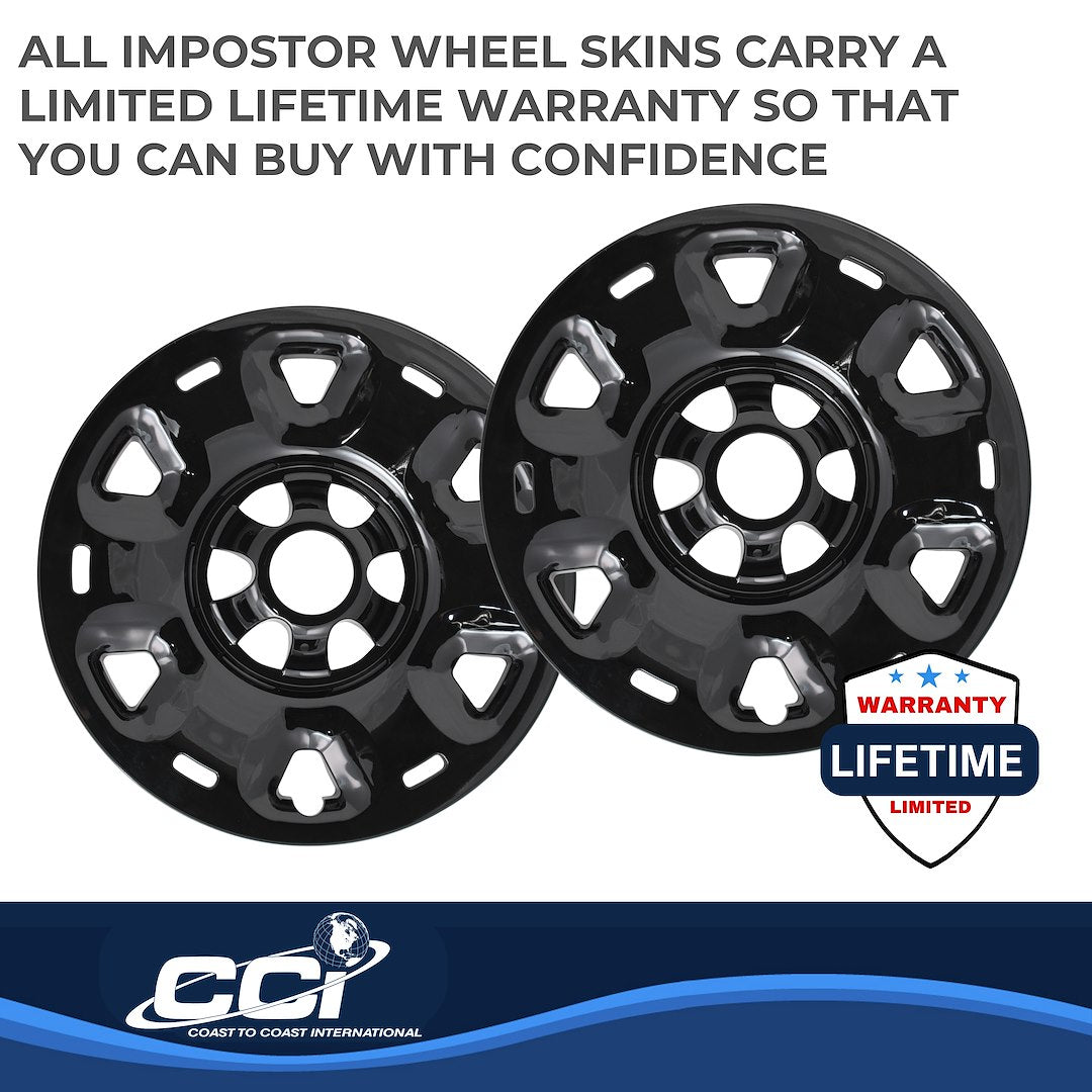 Coast To Coast IMP101BLK Black Titan Impostor Wheel Skins - image 3