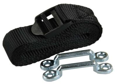 JR Products Battery Box Strap (17544) – Color: Black