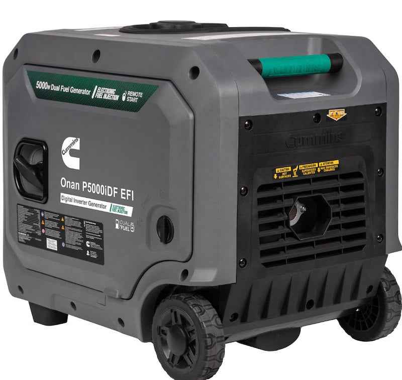 Cummins Onan Portable Inverter Generator A075C500 – 5000W Dual Fuel