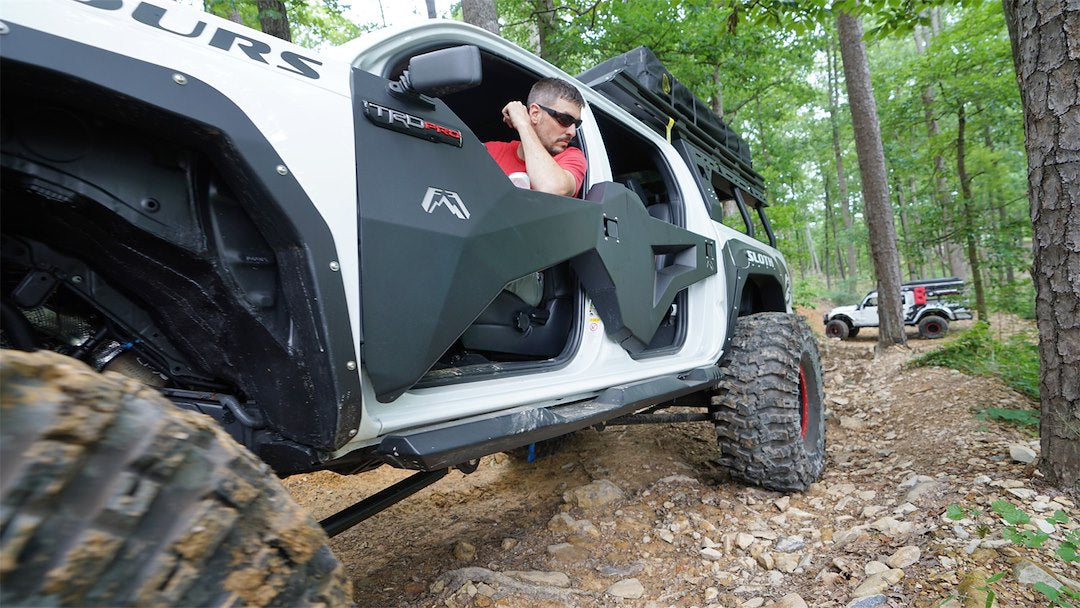 Fab Fours Tt1030-1 Matte Black Trail Doors