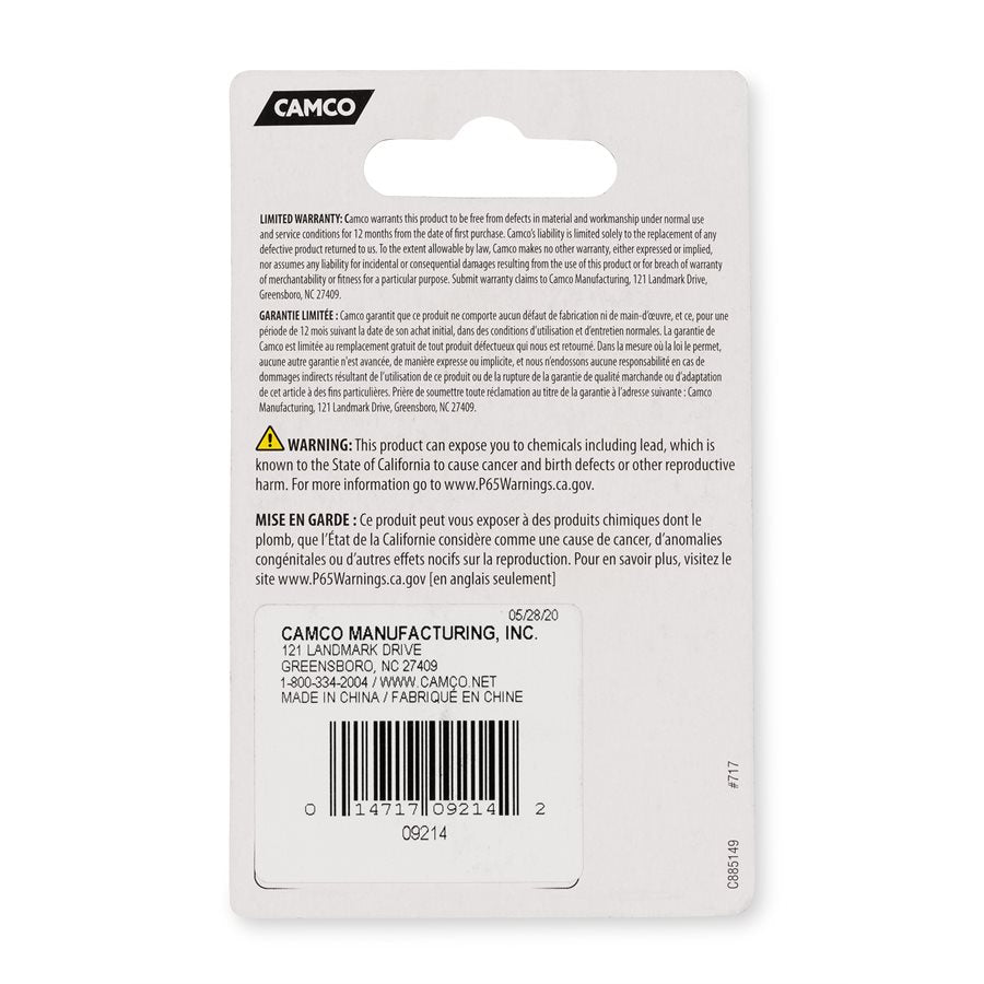 Camco Access Door Latch (09214) – Material: Stainless Steel