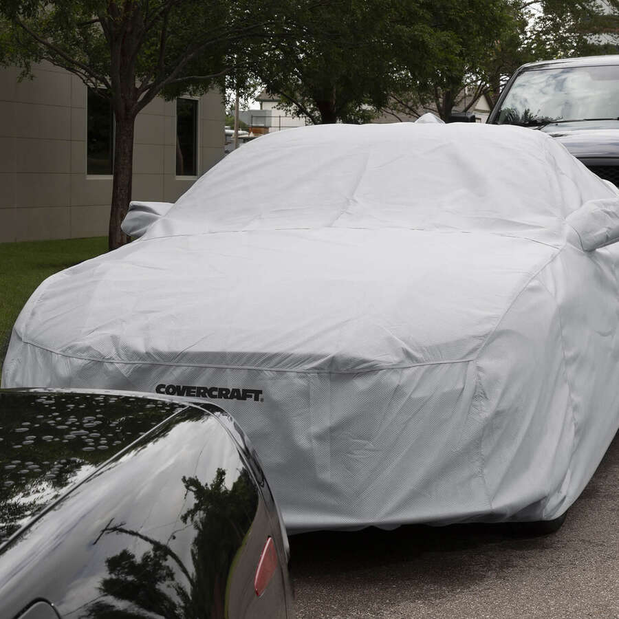 Covercraft C18438AC Gray Five-Layer Softback Sedan Cover - image 7