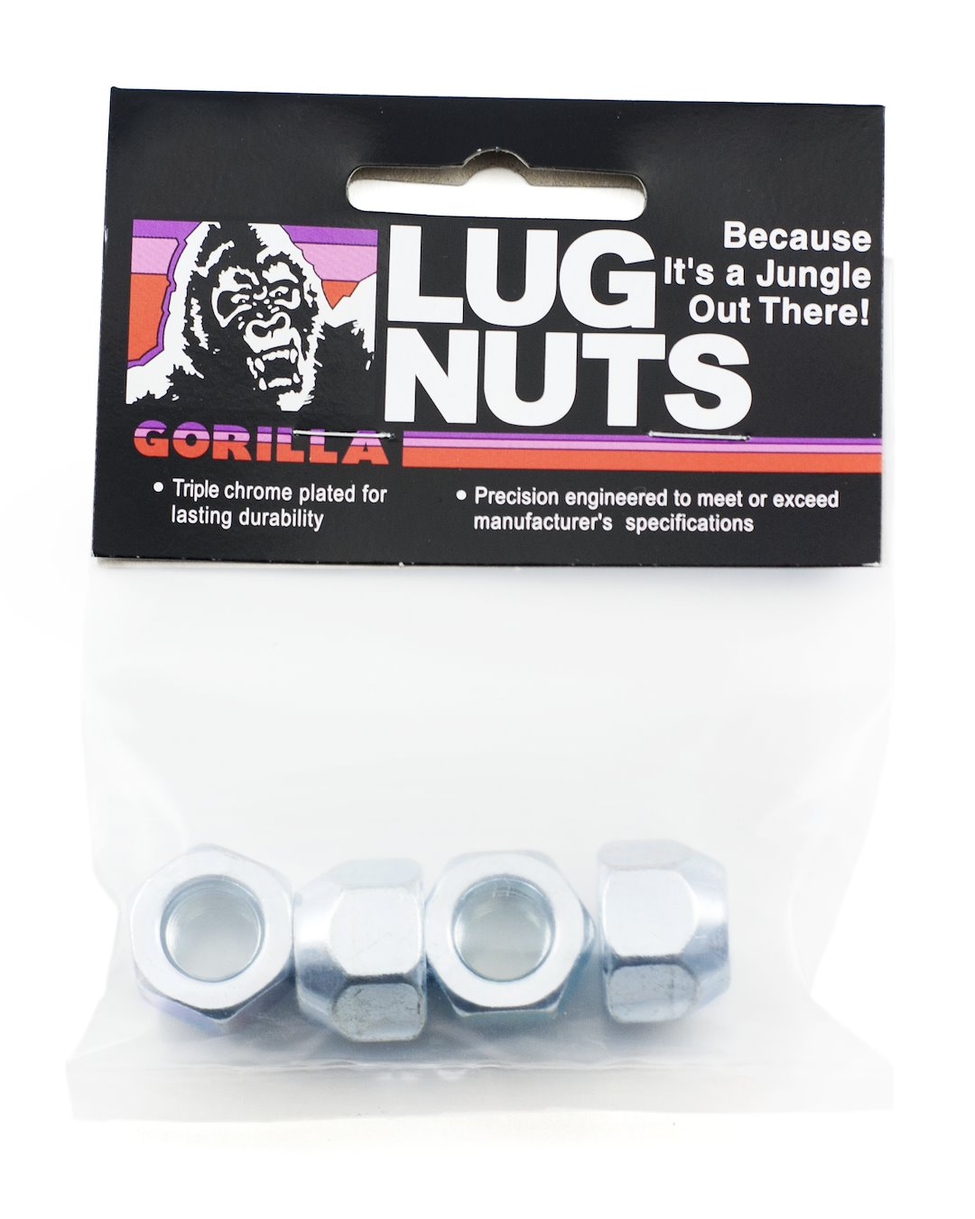 Gorilla 70047B Open-End Acorn Lug Nuts, 4 Pack