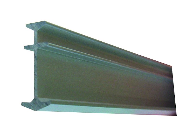 Rail de rideau en I de type B JR Products 80251, 96 po