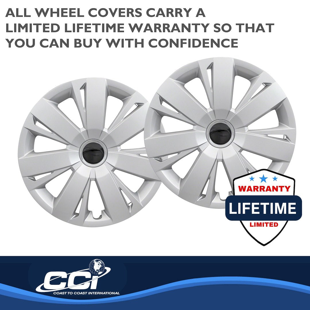 Coast To Coast 53716S Jetta Silver 7-Spoke Covers - image 4