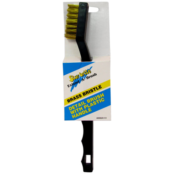 Star Brite 040063 Brass-Bristle Detail Brush
