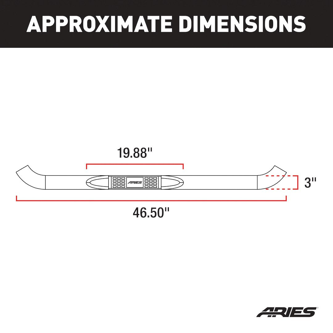 Aries With Surface Steps Round Nerf Bar 204044-2 - image 3