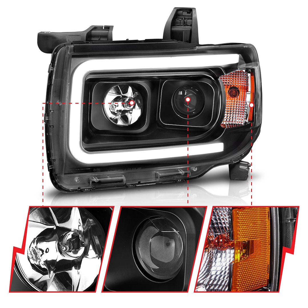 ANZO USA Projector Beam Halogen Sealed Beam Headlight Assembly 111381 - image 5
