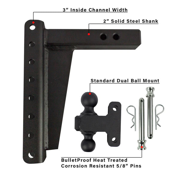 Bulletproof Hitches Hd2010 Trailer Hitch Ball Mount - image 7