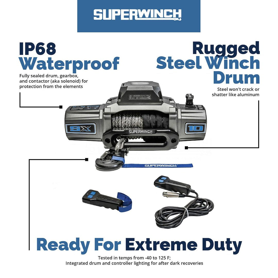 Superwinch 1712201 SX 12000SR Planetary Winch