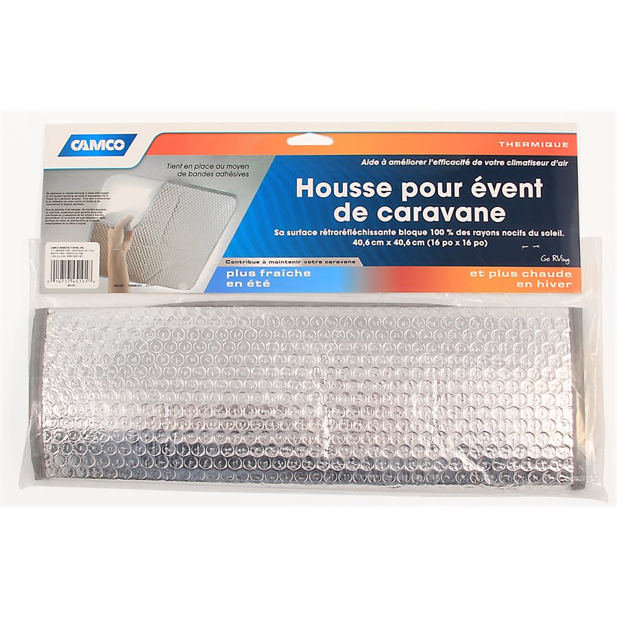 Camco Roof Vent Cover (45191) – Color: Cream