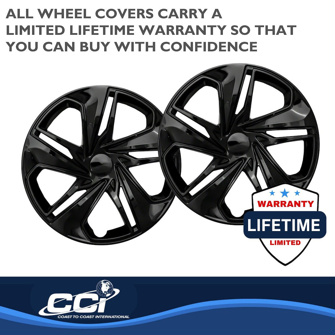 Coast To Coast 54116BLK Civic Black Double-Spoke Covers - image 4