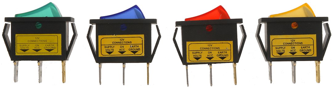 Dorman 86923 Conduct-Tite Four-Rocker Switch Kit, 12V 10A - image 2