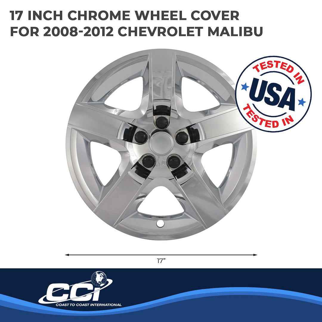 Coast To Coast 43517C Malibu 17-Inch Chrome Wheel Covers