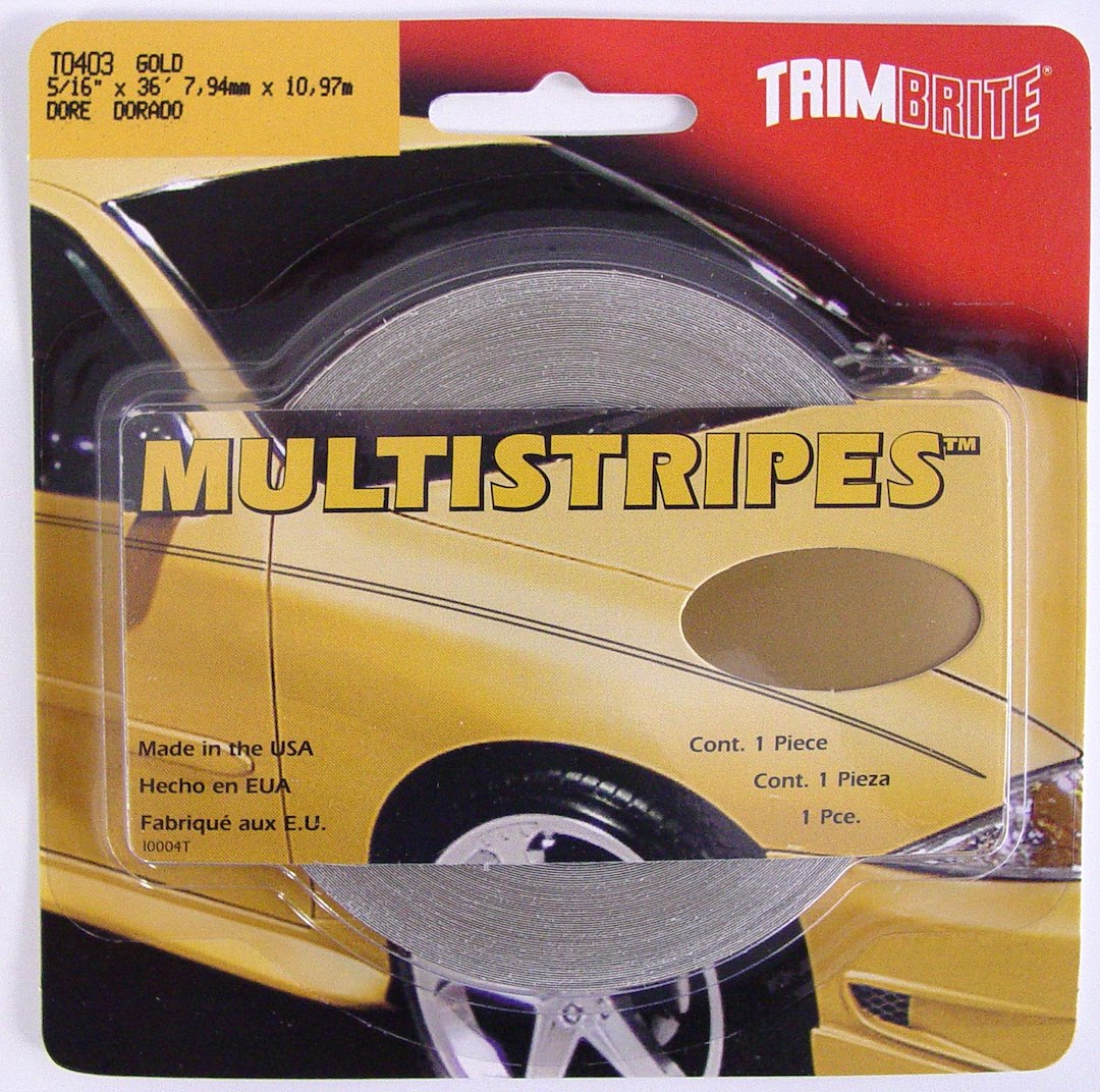 Trimbrite T0403 Gold Multistripe Pinstripe Tape