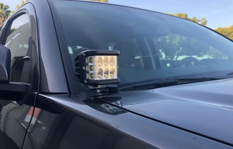 Cali Raised LED CR2860 White 27W Tacoma Ditch Spot Lights - image 5