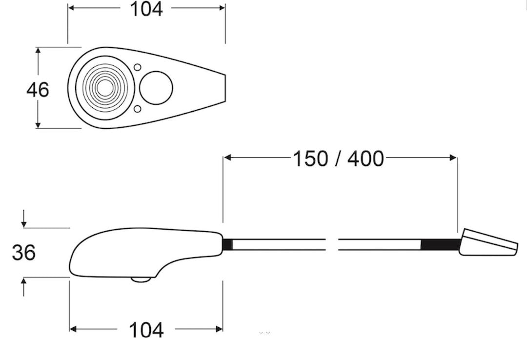 Hella Marine Lights 343720622 Dimmable Red/White Interior Light