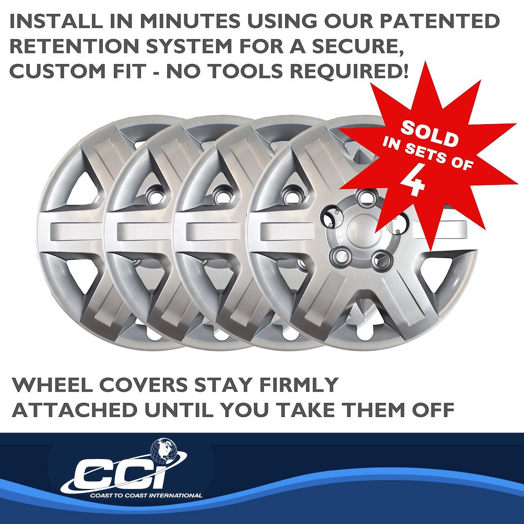 Coast To Coast 45116S Grand Caravan Silver Wheel Covers - image 4