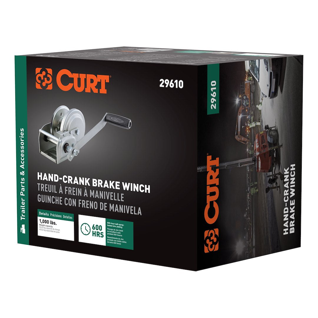 CURT 29610 1,000-Pound Manual Brake Winch - image 9